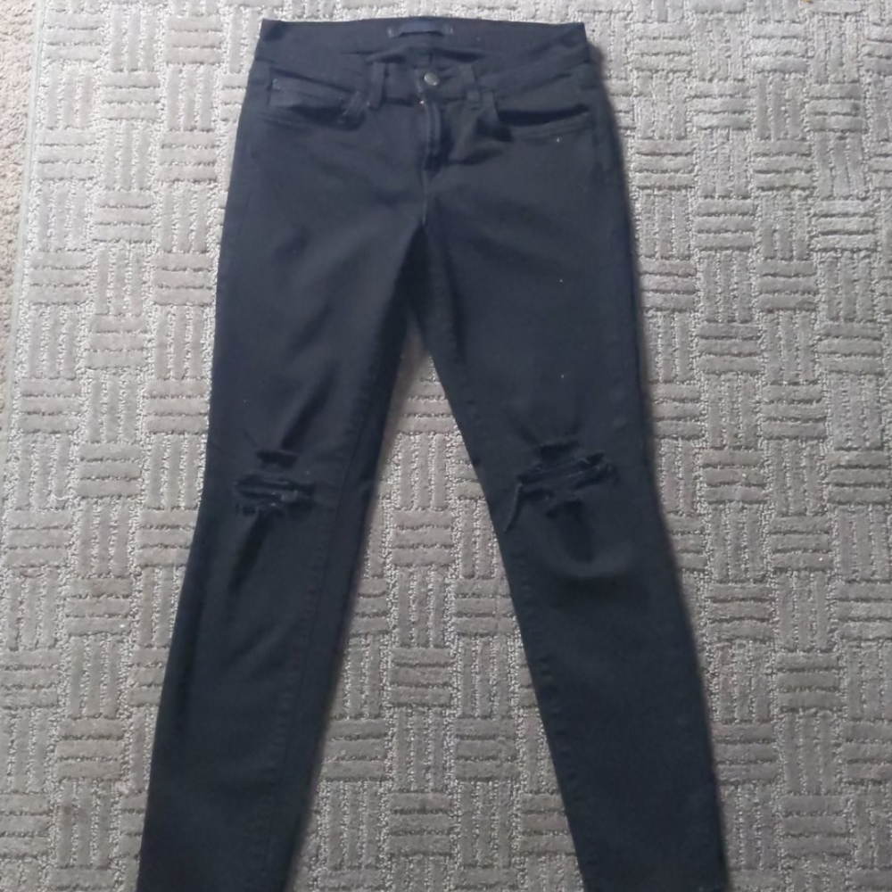 J Brand Skinny Distressed Jeans